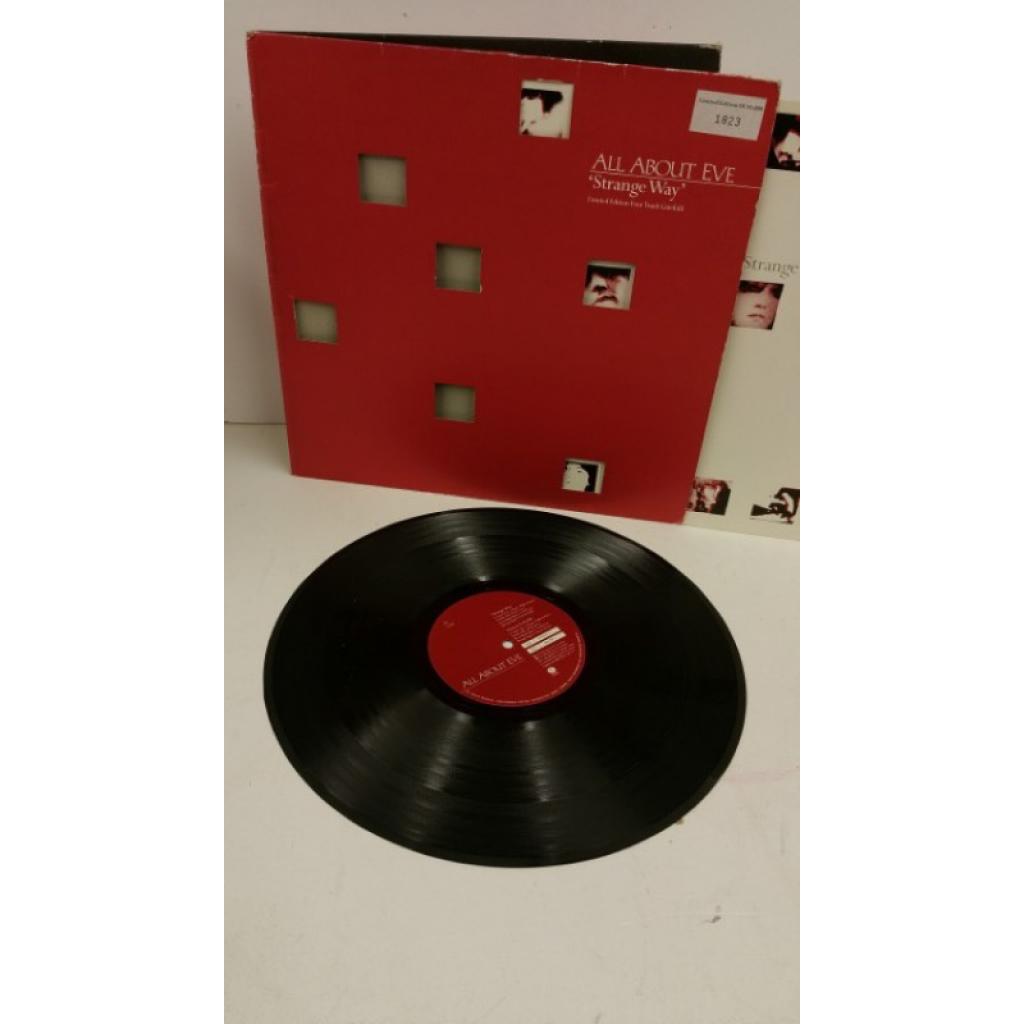 ALL ABOUT EVE strange way, gatefold, die cut sleeve, 12 inch single