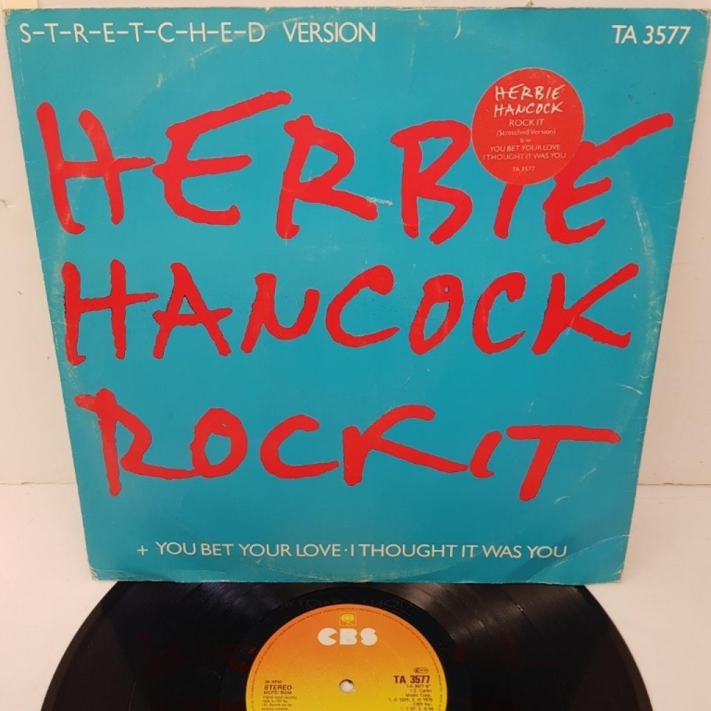 HERBIE HANCOCK, Rockit (long Version), B Side You Bet Your Love + I ...