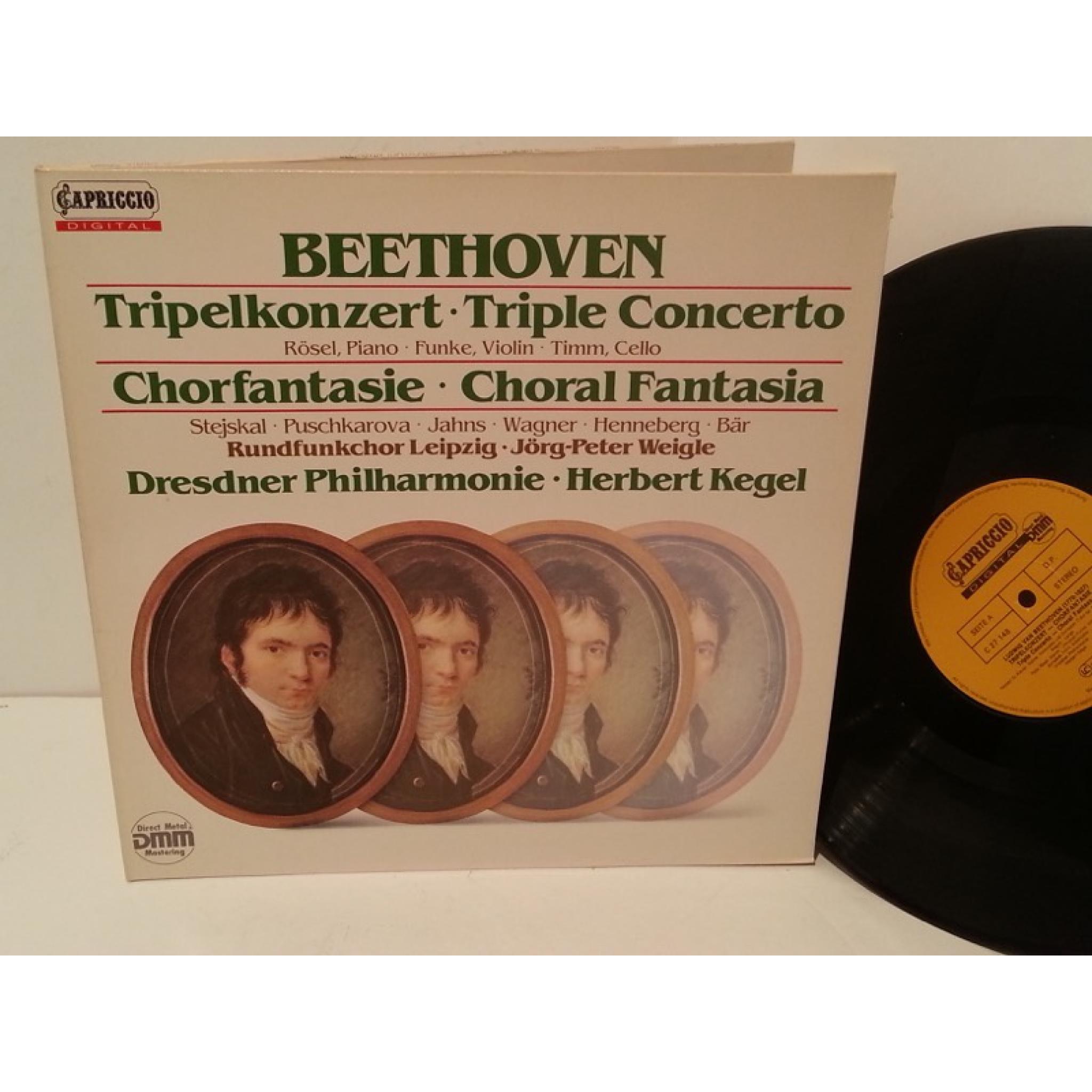 BEETHOVEN, ROSEL, FUNKE, TIMM, DRESDNER PHILHARMONIE, HERBERT KEGEL ...