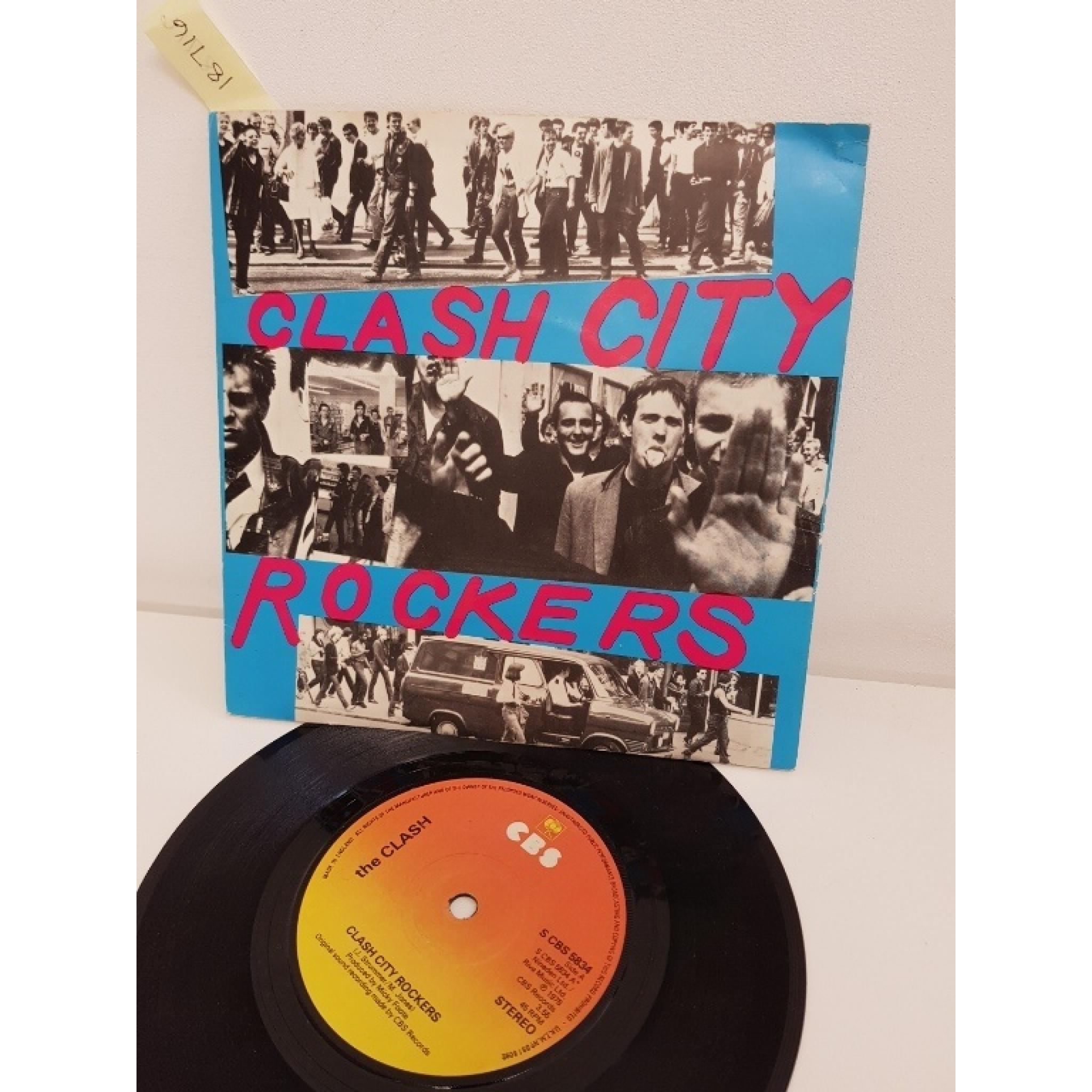 The Clash Clash City Rockers Side B Jail Guitar Doors S Cbs 5834