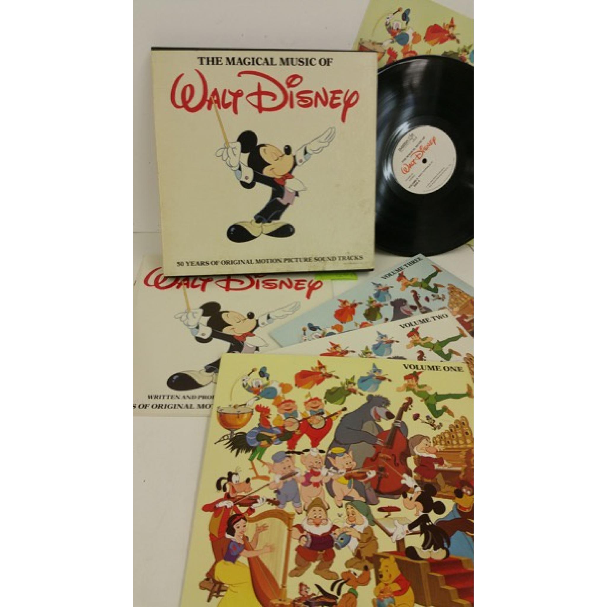 VARIOUS the magical music of walt disney, 4 x lp, boxset, 48 page