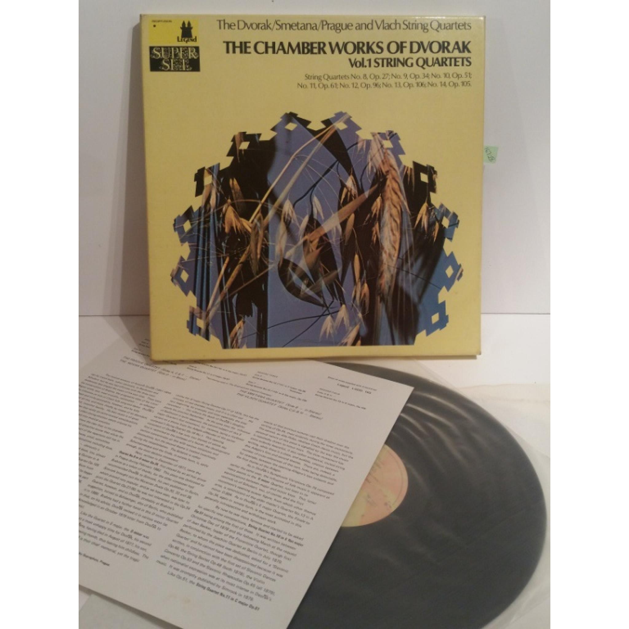 The Dvořák, Smetana, Prague. Vlach String Quartets. The Chamber Works