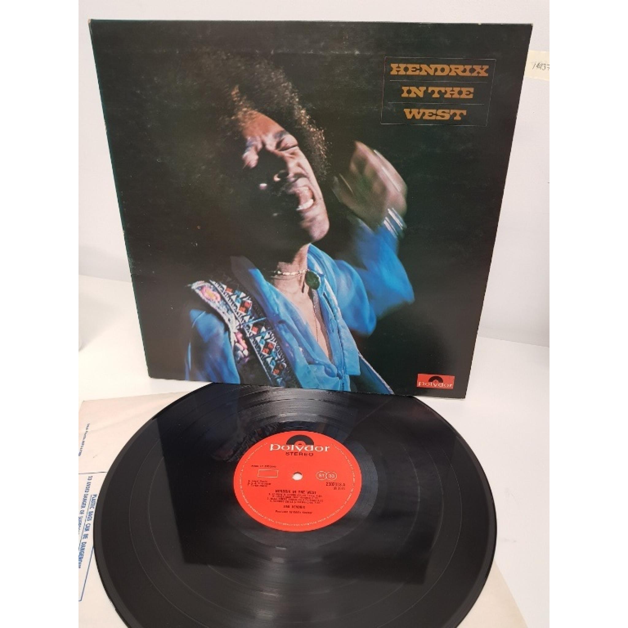 JIMI HENDRIX, hendrix in the west, 2302 018, 12" LP