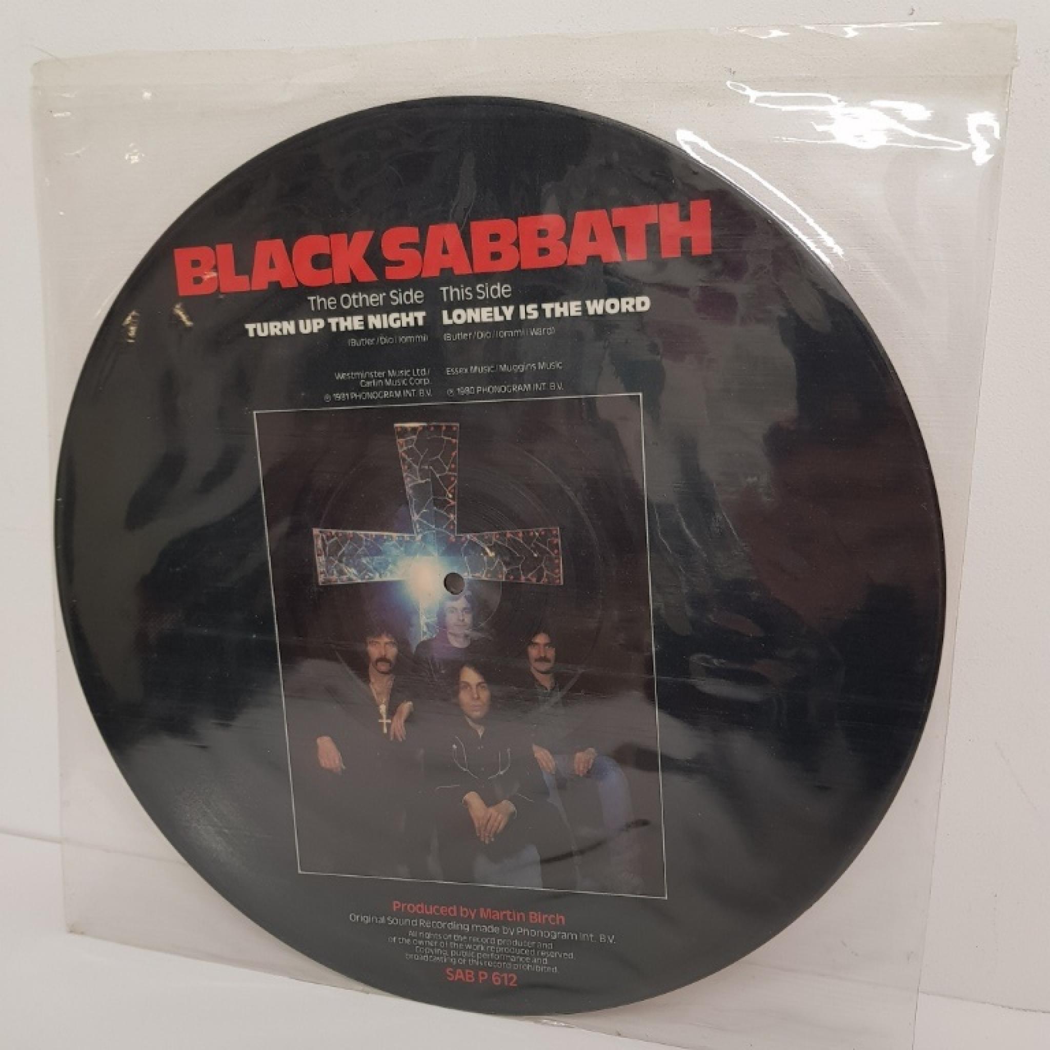 Black Sabbath Turn Up The Night Side A Turn Up The Night Side B Lonely Is The World Sab P 612 12 Lp Picture Vinyl