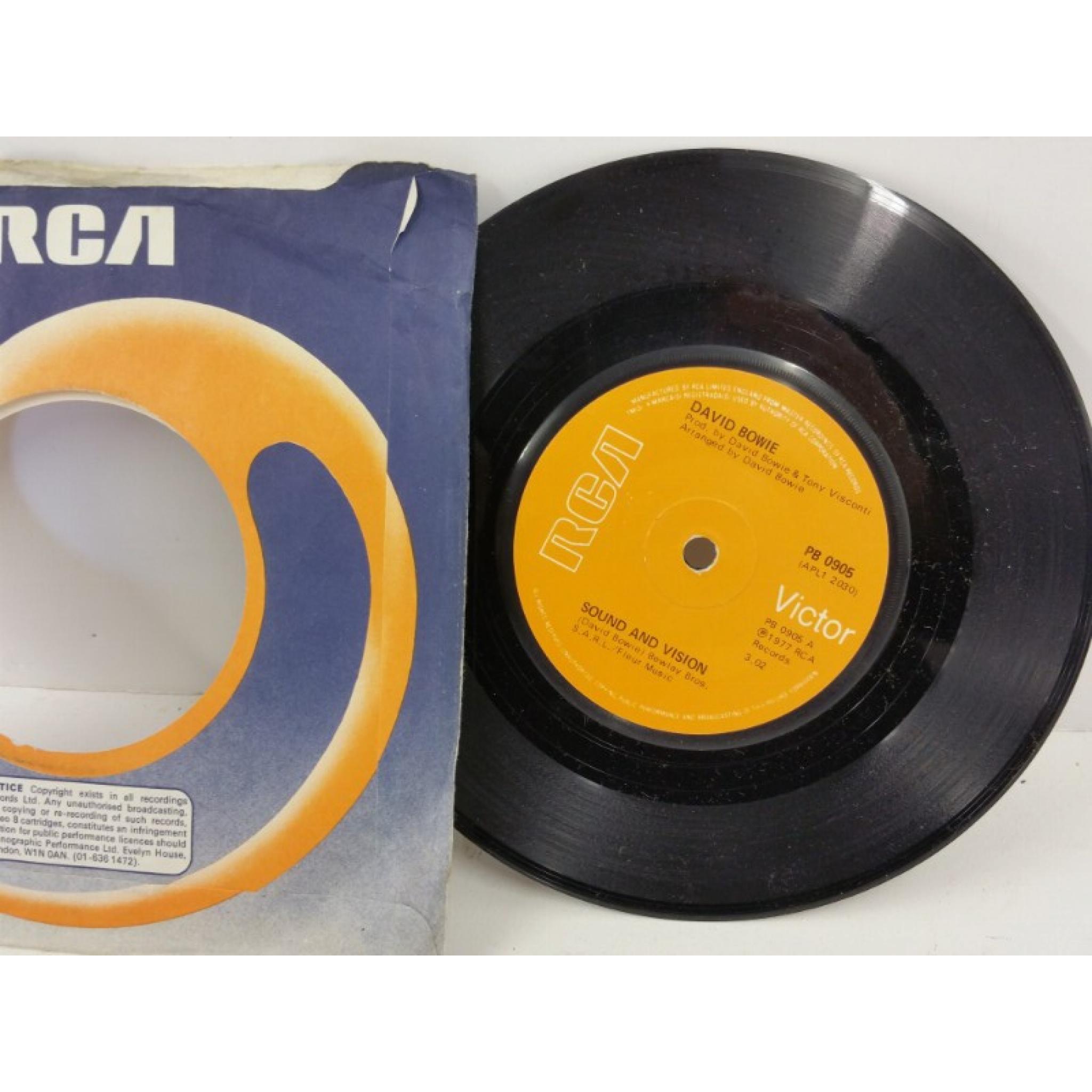 DAVID BOWIE sound and vision, 7 inch single, PB 0905