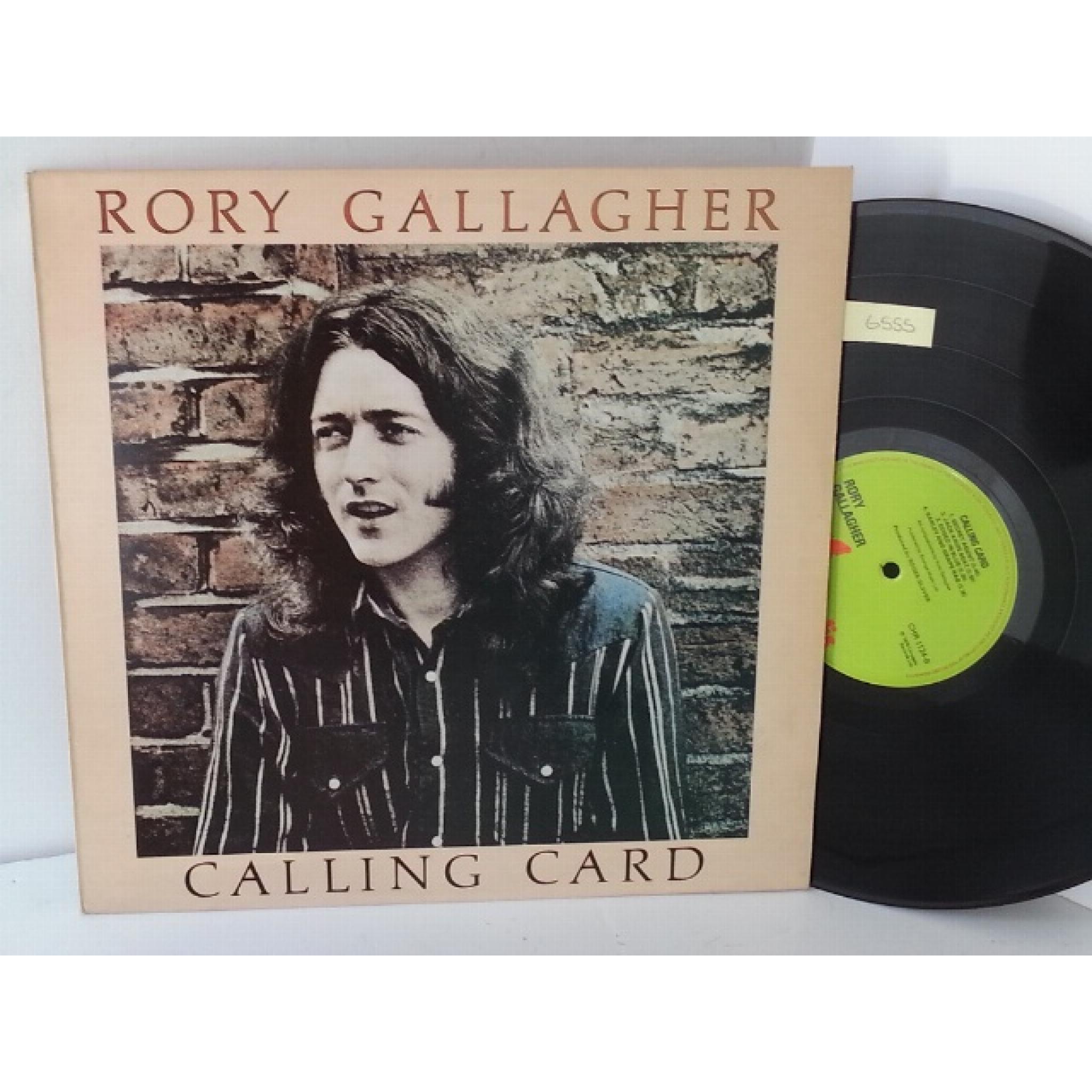 RORY GALLAGHER calling card