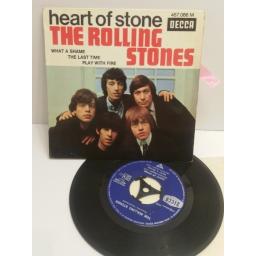 THE ROLLING STONES heart of stone 4 TRACK PICTURE SLEEVE 7" EP 457.066M
