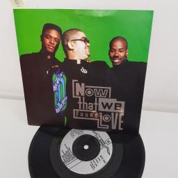 HEAVY D AND THE BOY, now that we found love, B side now that we found love instrumental, MCS 1550, 7" single