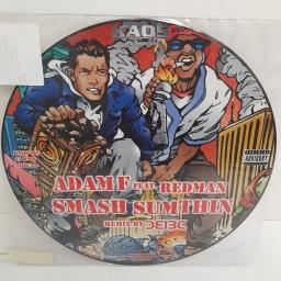 ADAM F FEAT. REDMAN, smash sumthin remix by roni size , B side remix by bc , KAOS003P, 12" single, limited edition, picture disc