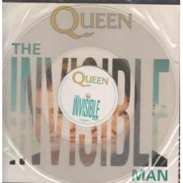 QUEEN INVISIBLE MAN Hijack my heart 12QUEENX12 Clear vinyl 12 inch