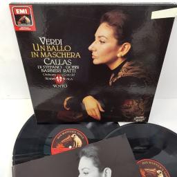 Giuseppe Verdi, Maria Callas, Giuseppe Di Stefano, Tito Gobbi ‎– Un Ballo In Maschera, 29 0925 3, 2x12" LP, box set