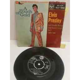 ELVIS PRESLEY a touch of gold RCX-1045. 4 TRACK EP 7" picture sleeve single