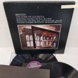BRITTEN, the rape of lucretia, SET 492-3, 2x12" LP, box set