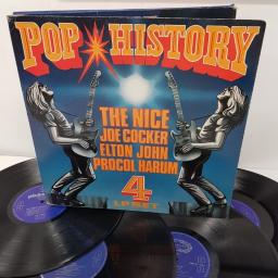 THE NICE, ELTON JOHN LIVE , JOE COCKER, PROCOL HARUM, pop history, R 10004, 4x12 inch LP, compilation, box set