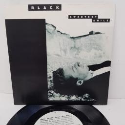 BLACK, sweetest smile, B side sixteens, AM 394, 7" single