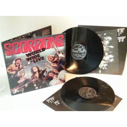 Scorpions WORLD WIDE LIVE SCORP1. First UK pressing 1985