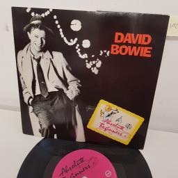 DAVID BOWIE, absolute beginners, B side absolute beginners dub mix , VS 838, 7" single