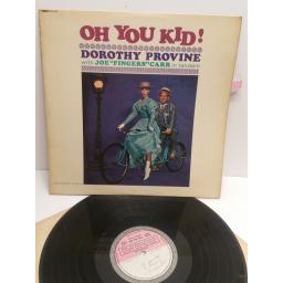 DOROTHY PROVINE with JOE "FINGERS" CARR in tandem OH YOU KID! WS 8109 Factory Sample STEREO