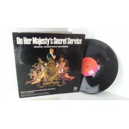 JOHN BARRY on her majesty's secret service (original motion picture soundtrack), gatefold, UAS 29020