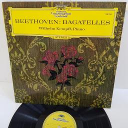 Beethoven, Wilhelm Kempff ‎– Bagatelles, 138 934, 12" LP