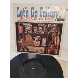 THE CHARLESTON TRIO, let's go folkesy, ALL-766, 12" LP