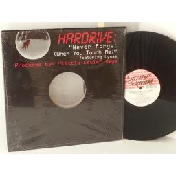 HARDRIVE 2000 FEATURING LYNAE never forget (when you touch me), SR12569