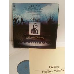 Chopin - The Great Piano Music, Alexander Brailowsky - BOX CBS 77375, 3 x lp box set with insert,