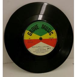 KING SOUNDS rock & roll lullaby, 7 inch single, GM 001
