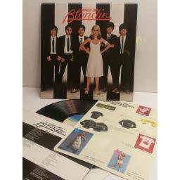 BLONDIE parallel lines WITH OFFICIAL FAN CLUB FLYER CDL1192