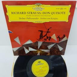 Richard Strauss - Pierre Fournier, Berliner Philharmoniker, Herbert von Karajan ‎– Don Quixote, 139 009, 12" LP