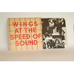 WINGS AT THE SPEED OF SOUND. First UK pressing 1976 on MPL. [Original recording]