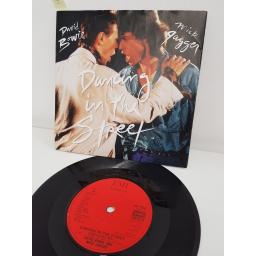 DAVID BOWIE & MICK JAGGER, dancing in the street, side B dancing in the street instrumental, EA 204, 7'' single