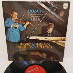 Mozart, Ingrid Haebler • Henryk Szeryng ‎– Sonatas For Piano And Violin K.379, K. 301, K. 305, K.376, 6500 143, 12" LP