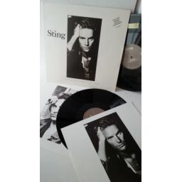 STING nothing like the sun, double album, lyric insert, limited edition cover print, AMA 6402