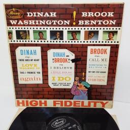 DINAH WASHINGTON AND BROOK BENTON, the two of us, 12" LP, mono