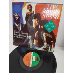 THE FAMILY STAND - GHETTO HEAVEN, extended original version , B side the remix and the acapella , A7997 TX, 12" single