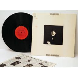 LEONARD COHEN, Songs from a room. Top copy