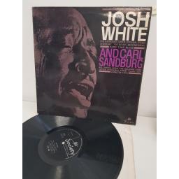 JOSH WHITE AND CARL SANDBURG, josh white and carl sandburg, SOC 988, 12" LP