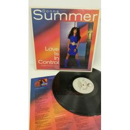 DONNA SUMMER love is in control (finger on the trigger), 12 inch single, 0-29938