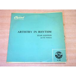 KENTON, STAN and his orchestra, artistry in rhythm, 10" LP, LC 6545