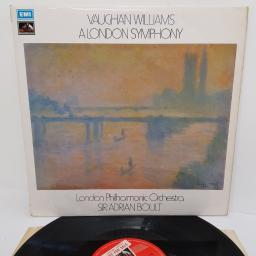 Vaughan Williams - London Philharmonic Orchestra - Sir Adrian Boult ‎– A London Symphony, ASD 2740, 12" LP