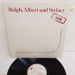 RALPH McTELL, ralph, albert and sydney live , TG 003, 12" LP