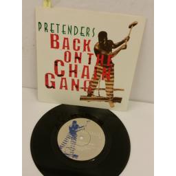PRETENDERS back on the chain gang / my city was gone, 7 inch single, ARE 19