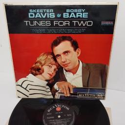 SKEETER DAVIS & BOBBY BARE, tunes for two, RD-7711, 12" LP, mono