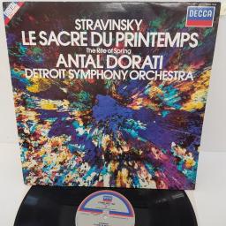 Stravinsky - Detroit Symphony Orchestra / Antal Dorati ‎– Le Sacre Du Printemps, SXDL 7548, 12" LP