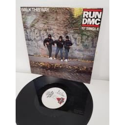 RUN DMC, walk this way, LONX 104, 12" single