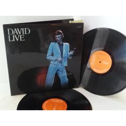 DAVID BOWIE david live, gatefold, double album, APL2 0771