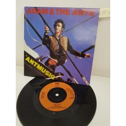 ADAM AND THE ANTS, antmusic, side B fall-in, S CBS 9352, 7'' single