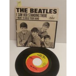 THE BEATLES I saw her standing there & I want to hold your hand 7" PICTURE SLEEVE SINGLE 5112