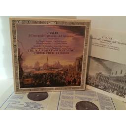 VIVALDI 12 concertos, op.8, 2 record boxset, libretto, D279D2